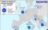 Frontex: Bie numri i migrantëve që përdorin Ballkanin për të kaluar në BE