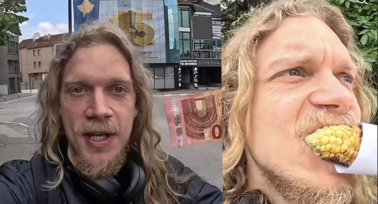 I riu gjerman vjen në Kosovë, tregon çfarë bleu me 10 euro në Prishtinë