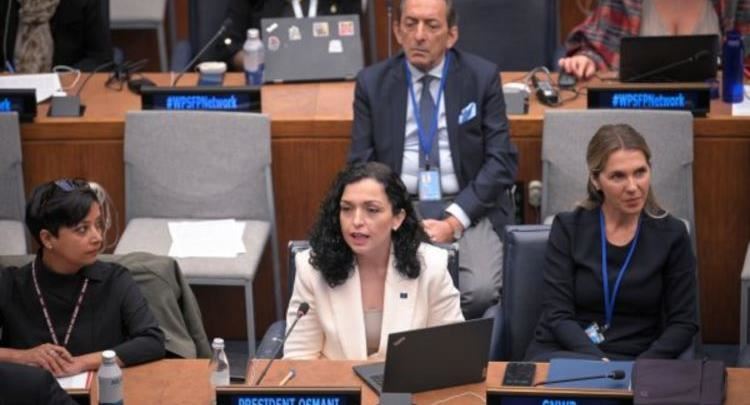 Osmani në Kombet e Bashkuara: Gratë në Kosovë kanë qenë gjithnjë në ballë të proceseve të paqes dhe sigurisë