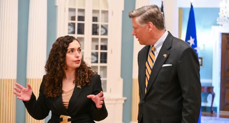 Osmani në Uashington – Takon zëvendëssekretarin amerikan të Shtetit