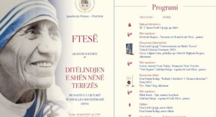 Akademi solemne në ditëlindjen e Shën Nënë Terezës