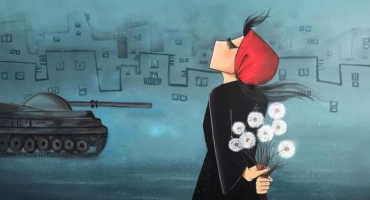 Artistja afgane përmes pikturave tregon frikën e grave nga talibanët