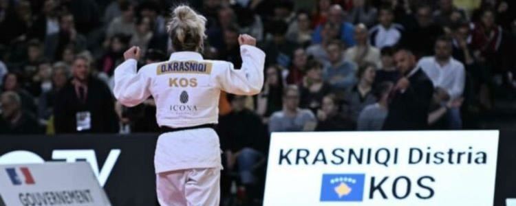 Arritje e madhe, Distria Krasniqi “rrëmben” medaljen e artë në Paris