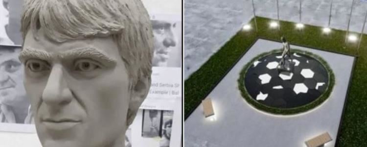 Zbulohet buceta e shtatores së ikonës së futbollit Fadil Vokrrit, skulptori Agron Blakqori: Në shtator do të jetë e gatshme