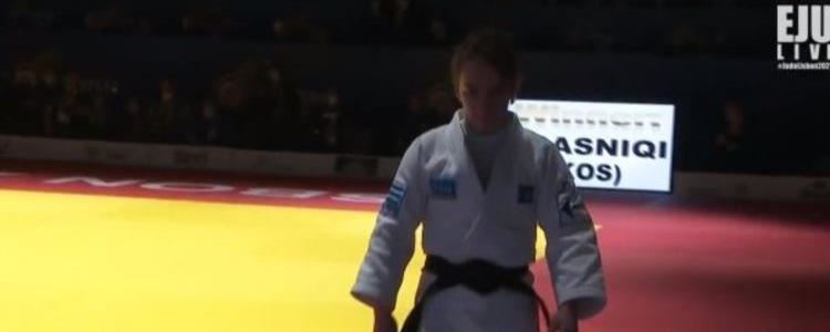 Distria Krasniqi, e artë në Kampionatin Evropian të xhudos