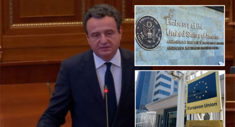 SHBA dhe BE të acaruar me ‘republikën e tretë’ të Kurtit