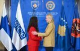 Takimi me finlandezen, Osmani rithekson përkushtimin e Kosovës për bashkëpunim me OSBE-në
