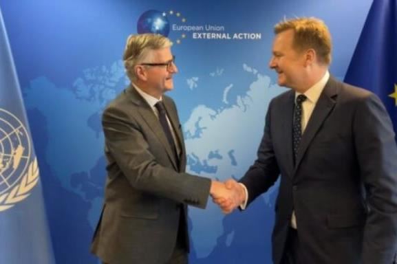 Sorensen flet me zyrtarin e OKB-së për zbatimin e Ligjit për të Huajt