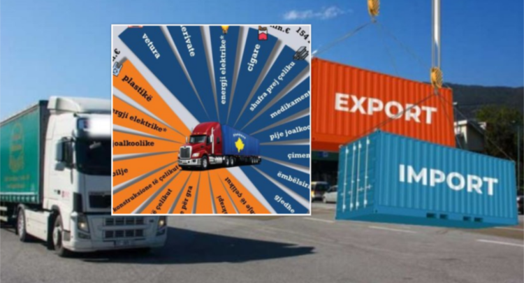 Bilanci tregtar tregon çka eksportoi dhe importoi Kosova i vitin 2025