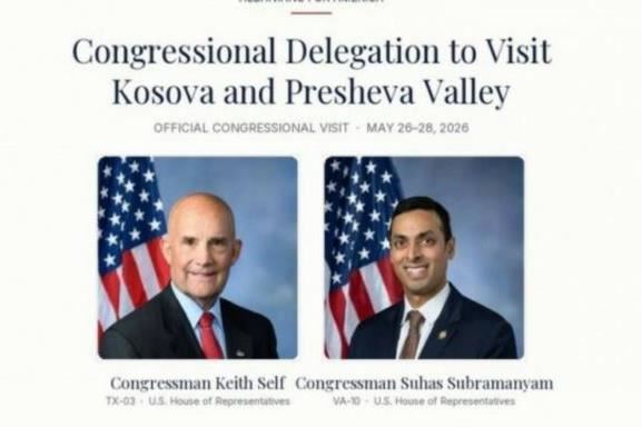 Sot vijnë në Kosovë kongresistët amerikanë Keith Self dhe Suhas Subramany