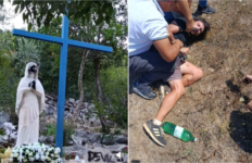 ‘Zonja është djall’: Ekstremistët përdhosin statujat e Shën Marias dhe altarin e pishtarit në Medjugorje