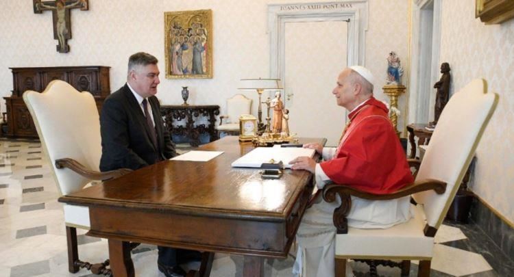 Papa pret në audiencë presidentin e Kroacisë Milanović